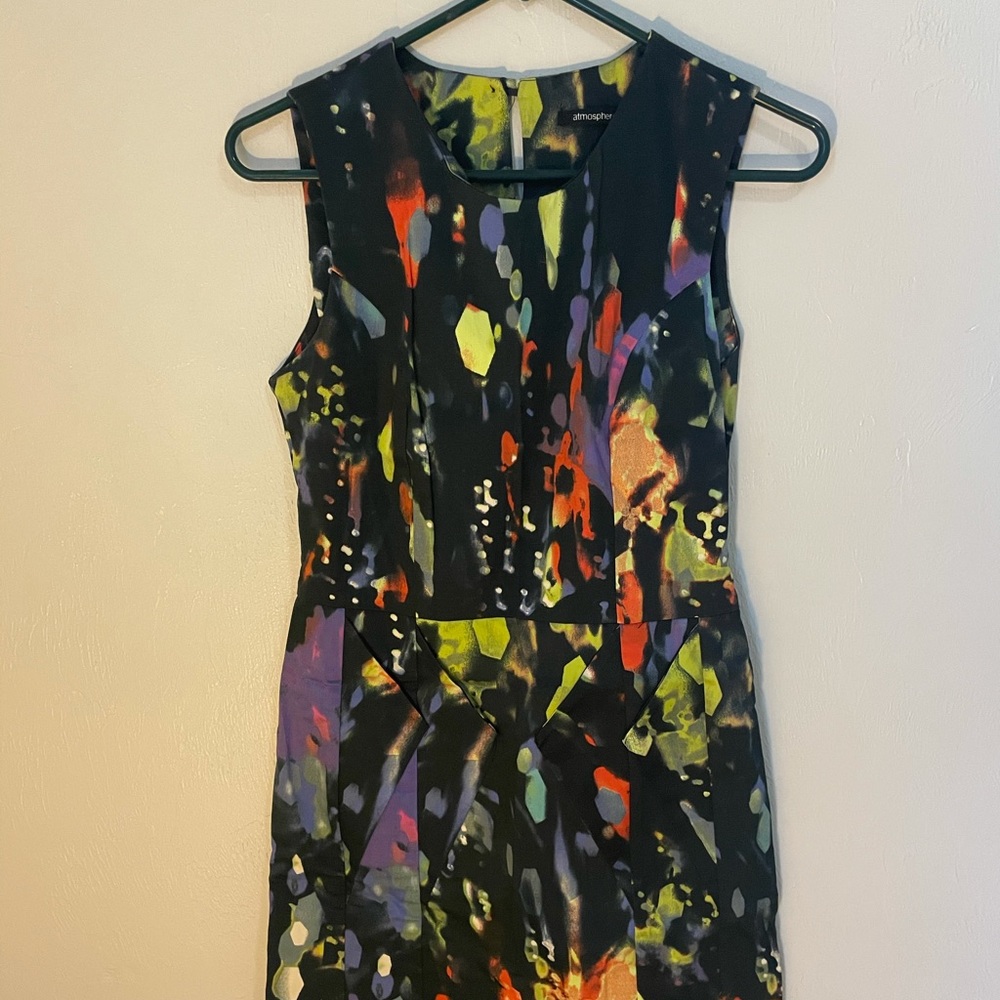Atmosphere Cotton Splatter Dress